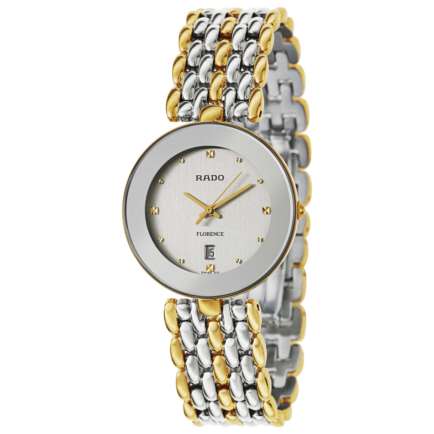 Front view of Rado Florence Men's Swiss Quartz (Battery-Powered) Watch R48743103