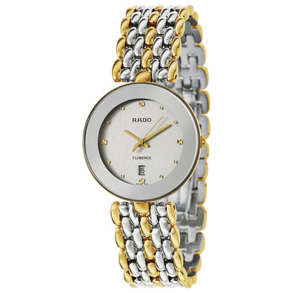 Front view of Rado Florence Men's Swiss Quartz (Battery-Powered) Watch R48743103