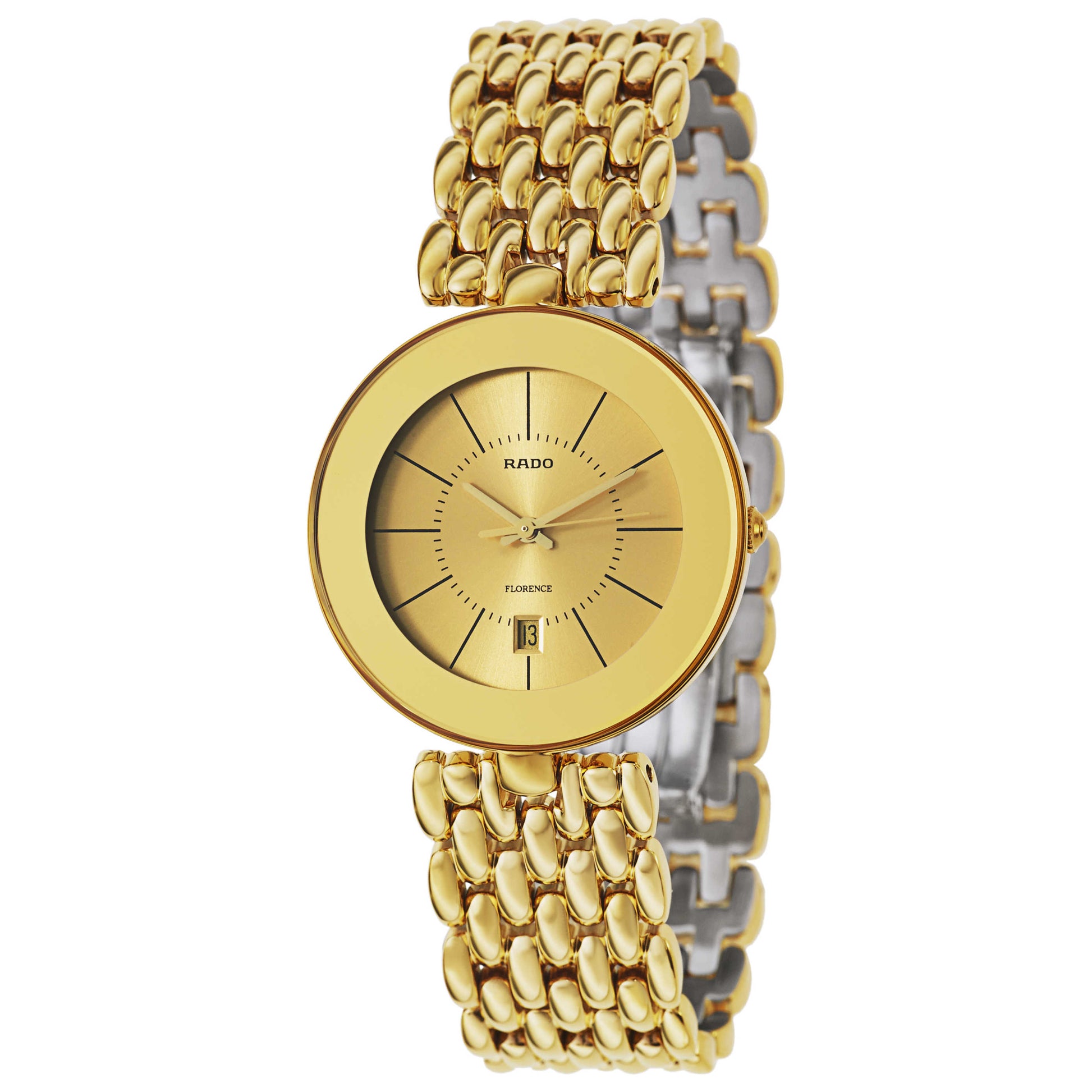 Front view of Rado Florence Men's Swiss Quartz (Battery-Powered) Watch R48743273