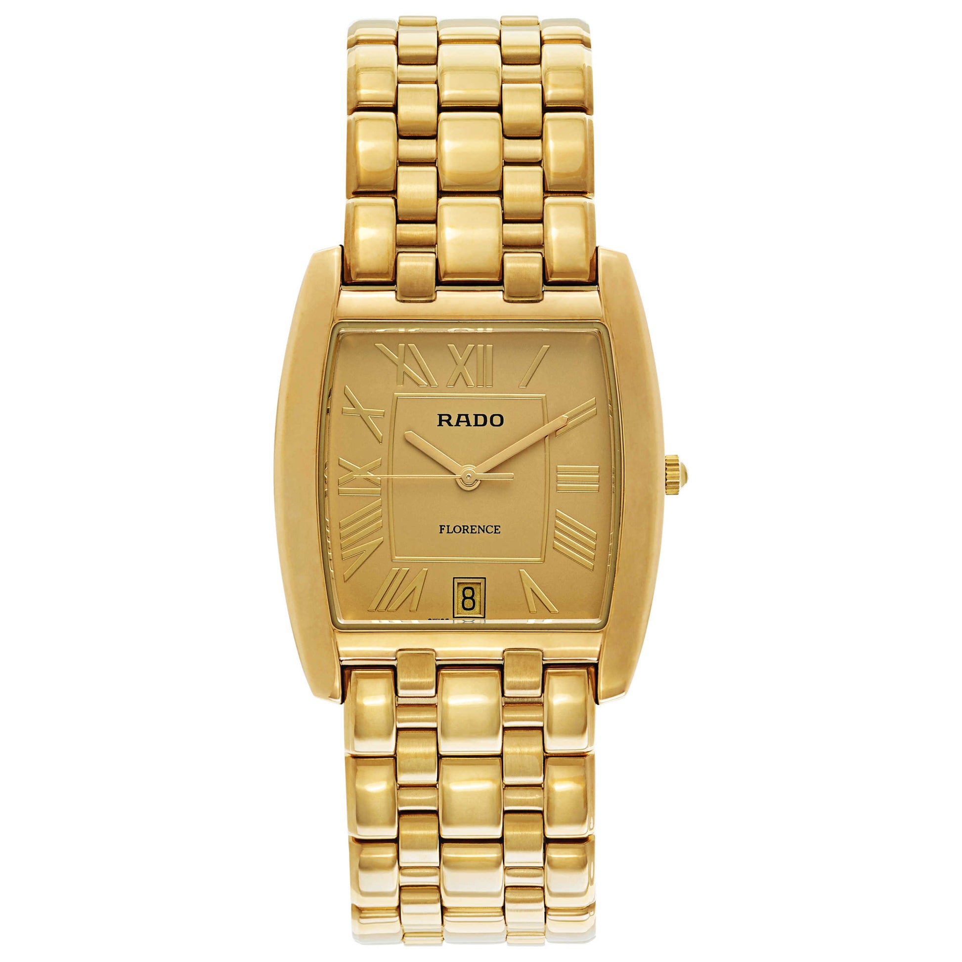 Front view of Rado Florence Men's Swiss Quartz (Battery-Powered) Watch R48783253