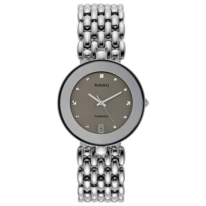 Front view of Rado Florence Men's Swiss Quartz (Battery-Powered) Watch R48792103