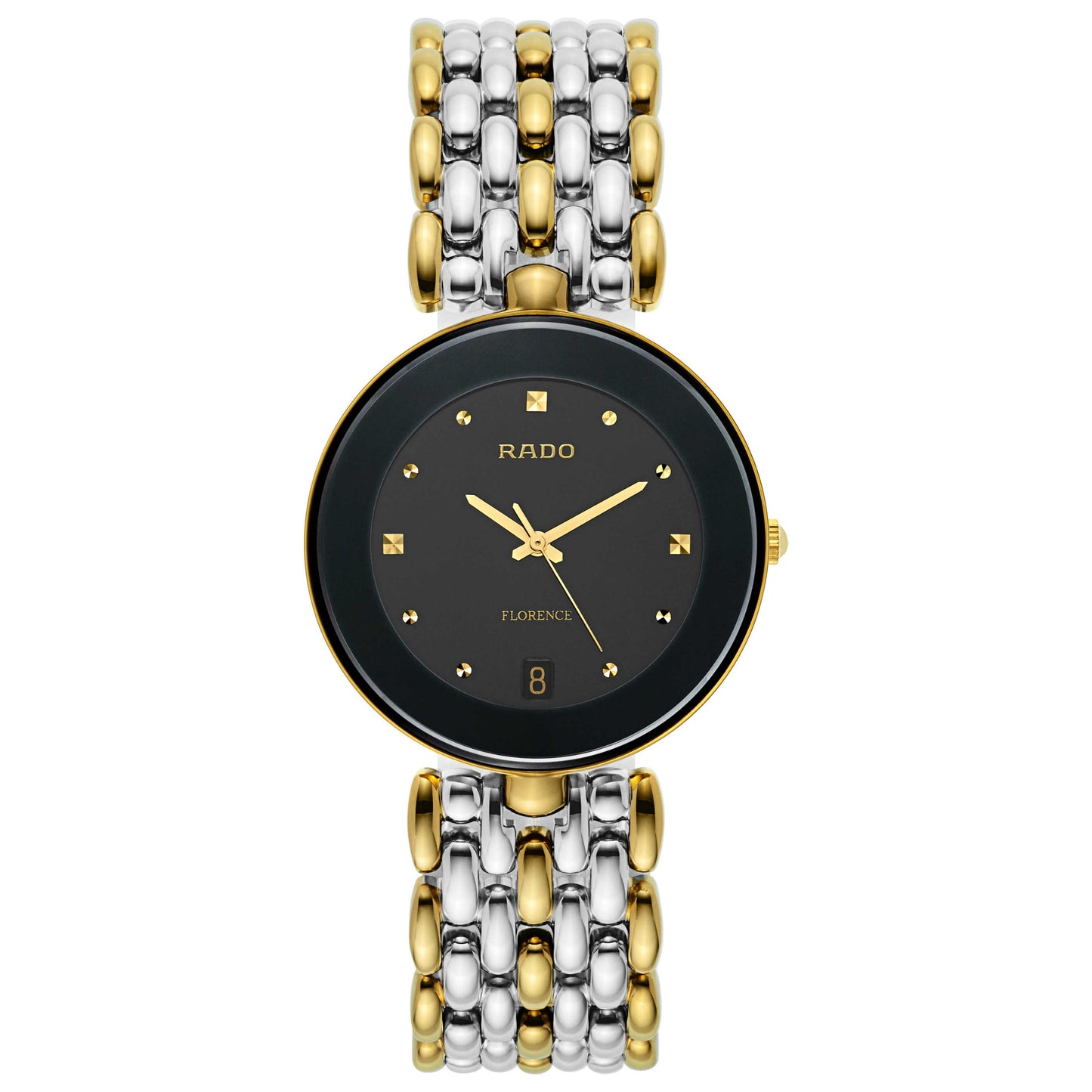 Front view of Rado Florence Men's Swiss Quartz (Battery-Powered) Watch R48793153