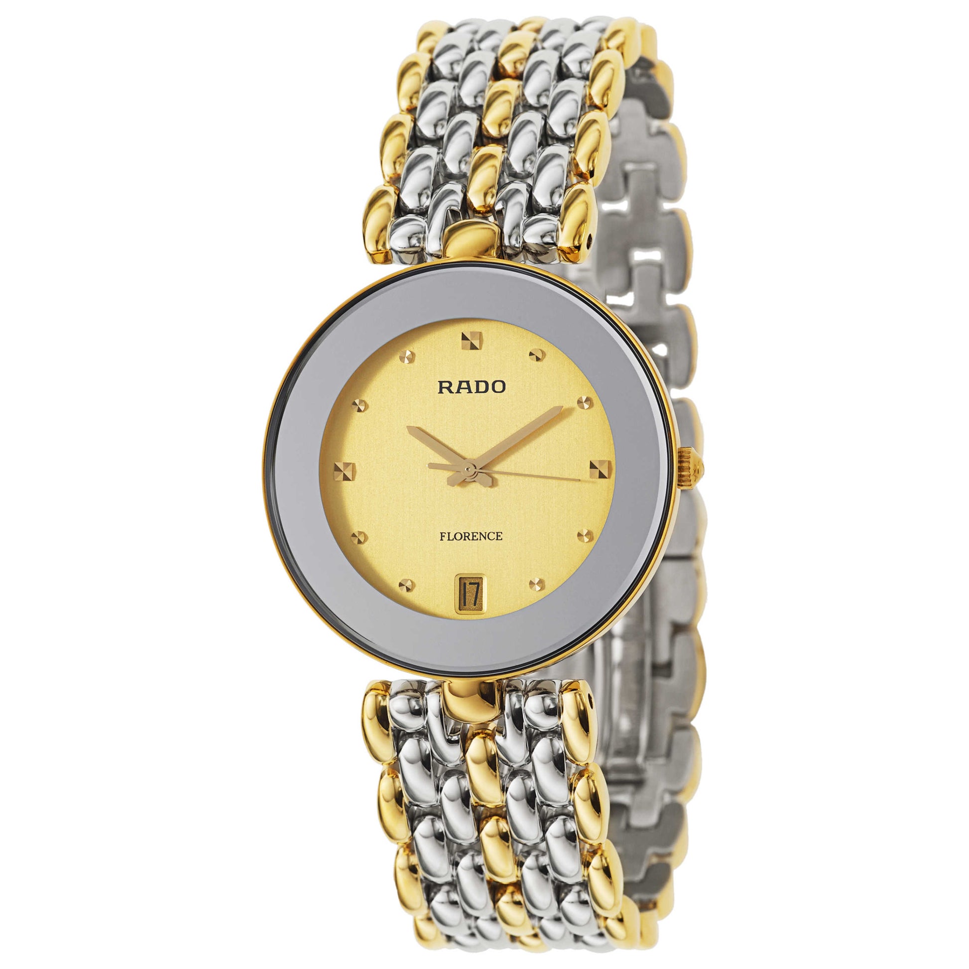 Front view of Rado Florence Men's Swiss Quartz (Battery-Powered) Watch R48793253