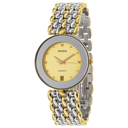 Front view of Rado Florence Men's Swiss Quartz (Battery-Powered) Watch R48793253