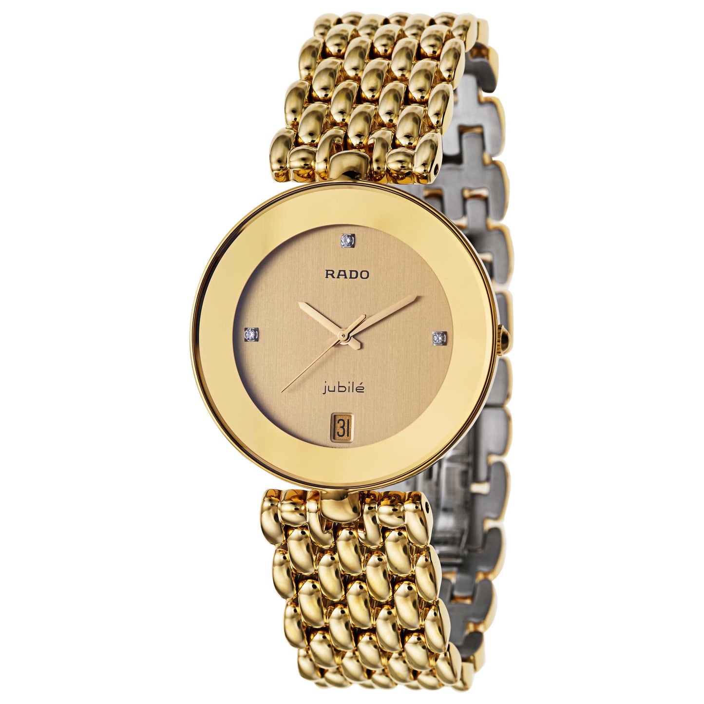 Front view of Rado Florence Men's Swiss Quartz (Battery-Powered) Watch R48793724