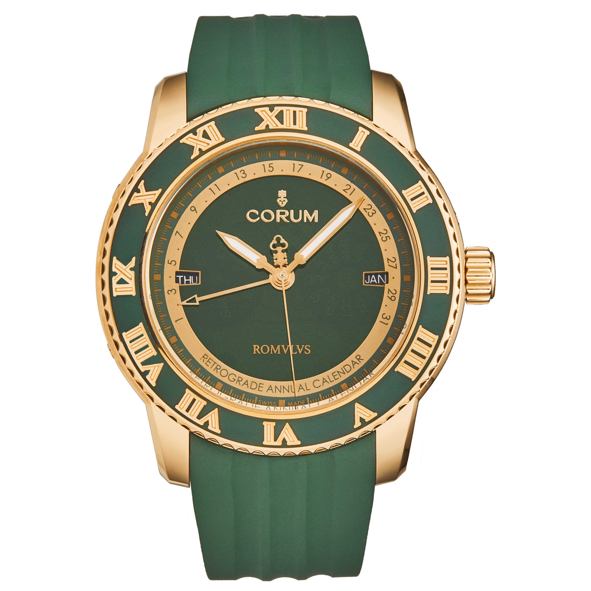 Front view of Corum Romvlvs Men's Automatic Watch R502-03235