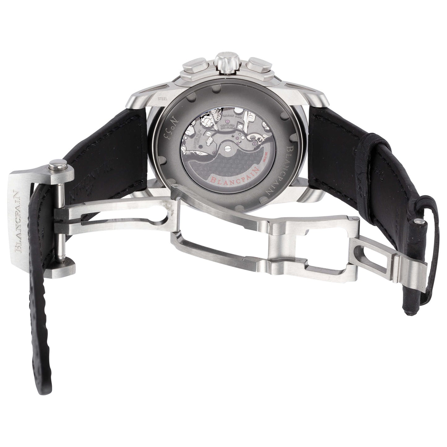 Back view of Blancpain L-Evolution Chronographe Flyback Men's Automatic Watch R85F-1103-53B