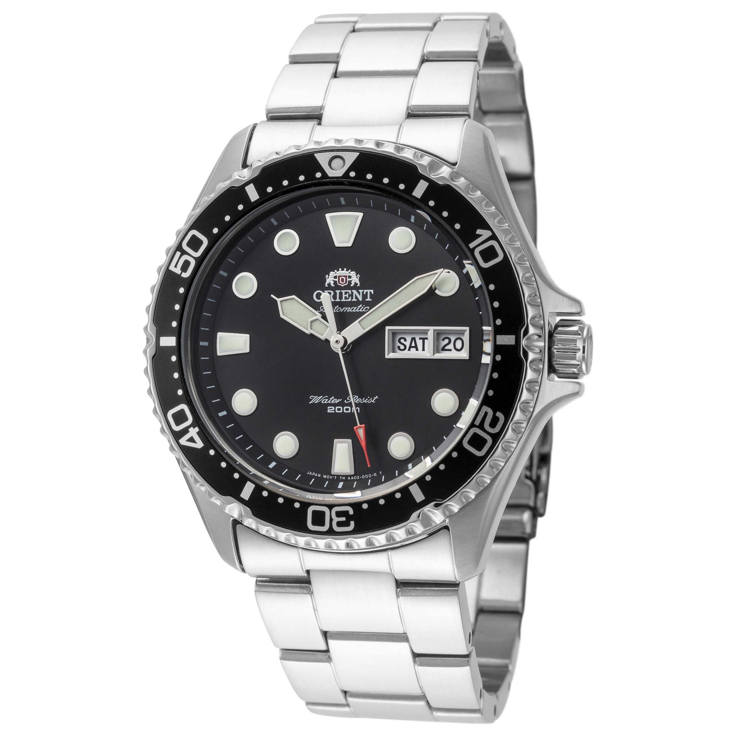 Front view of Orient Sport Kamasu Mako III Men's Automatic Watch RA-AA0001B19B