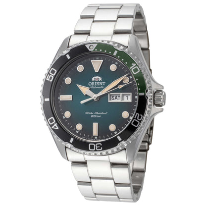 Front view of Orient Mako Kamasu Men's Automatic Watch RA-AA0811E19B