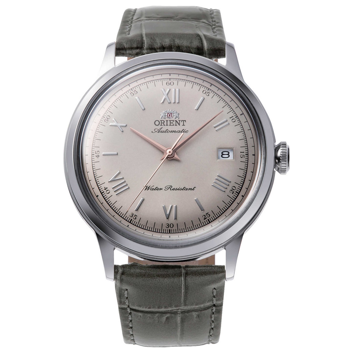 Front view of Orient Bambino Men's Automatic Watch RA-AC0025N