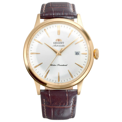 Front view of Orient Classic Bambino Men's Automatic Watch RA-AC0028S