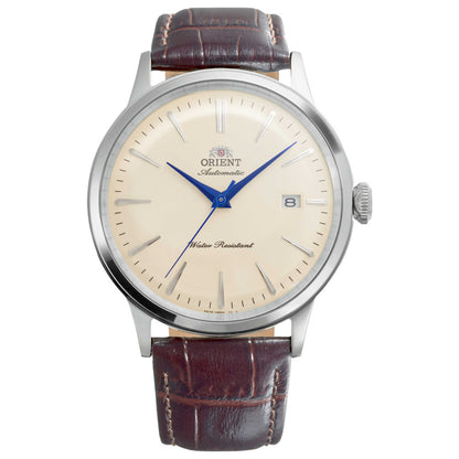 Front view of Orient Classic Bambino Men's Automatic Watch RA-AC0033Y
