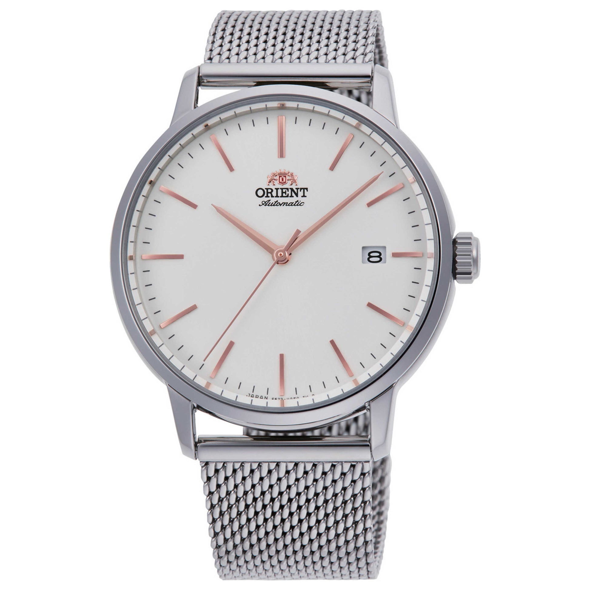 Front view of Orient Contemporary Stylish Maestro Men's Automatic Watch RA-AC0E07S10B