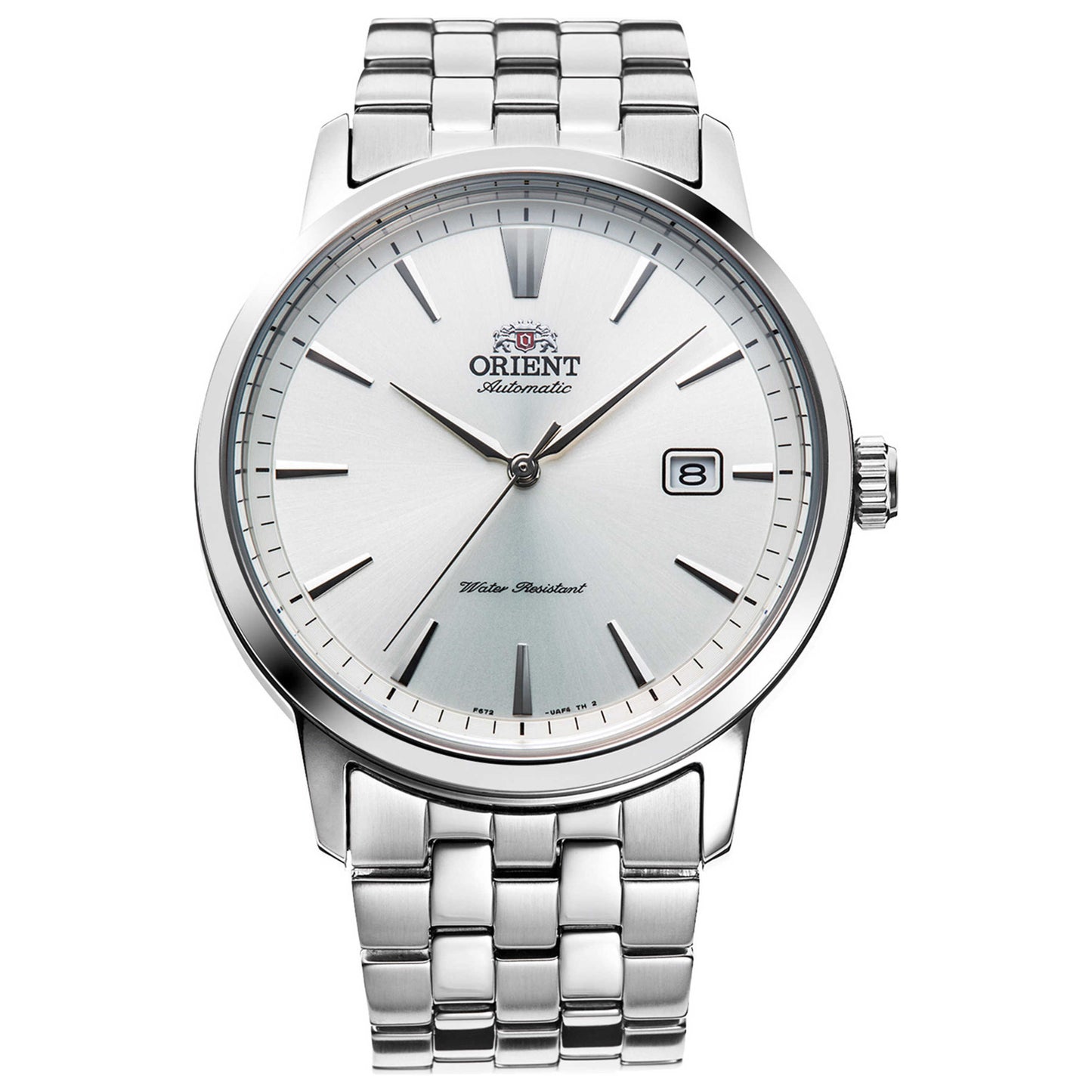 Front view of Orient Symphony III Men's Automatic Watch RA-AC0F02S