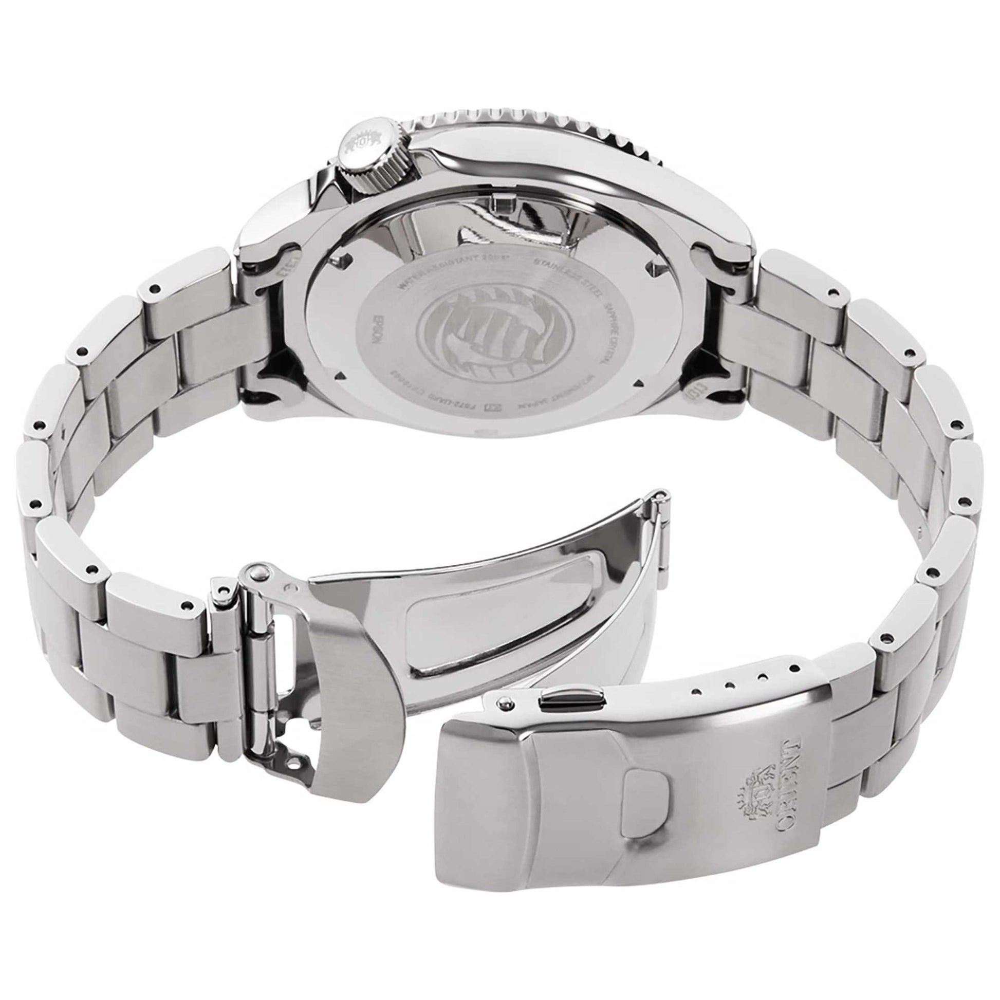 Back view of Orient Sport Triton Men's Automatic Watch RA-AC0K01B10B