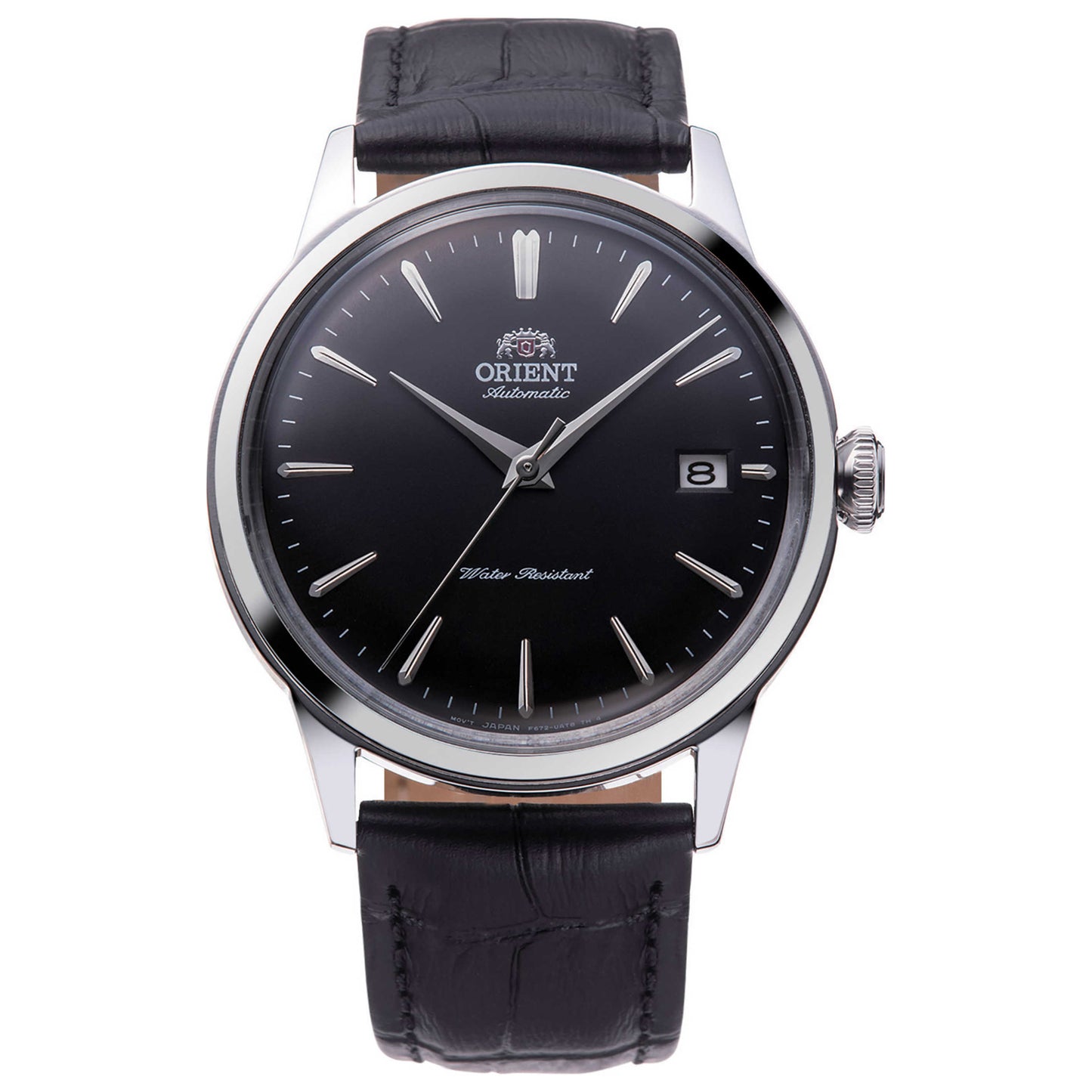 Front view of Orient Bambino Men's Automatic Watch RA-AC0M02B10B