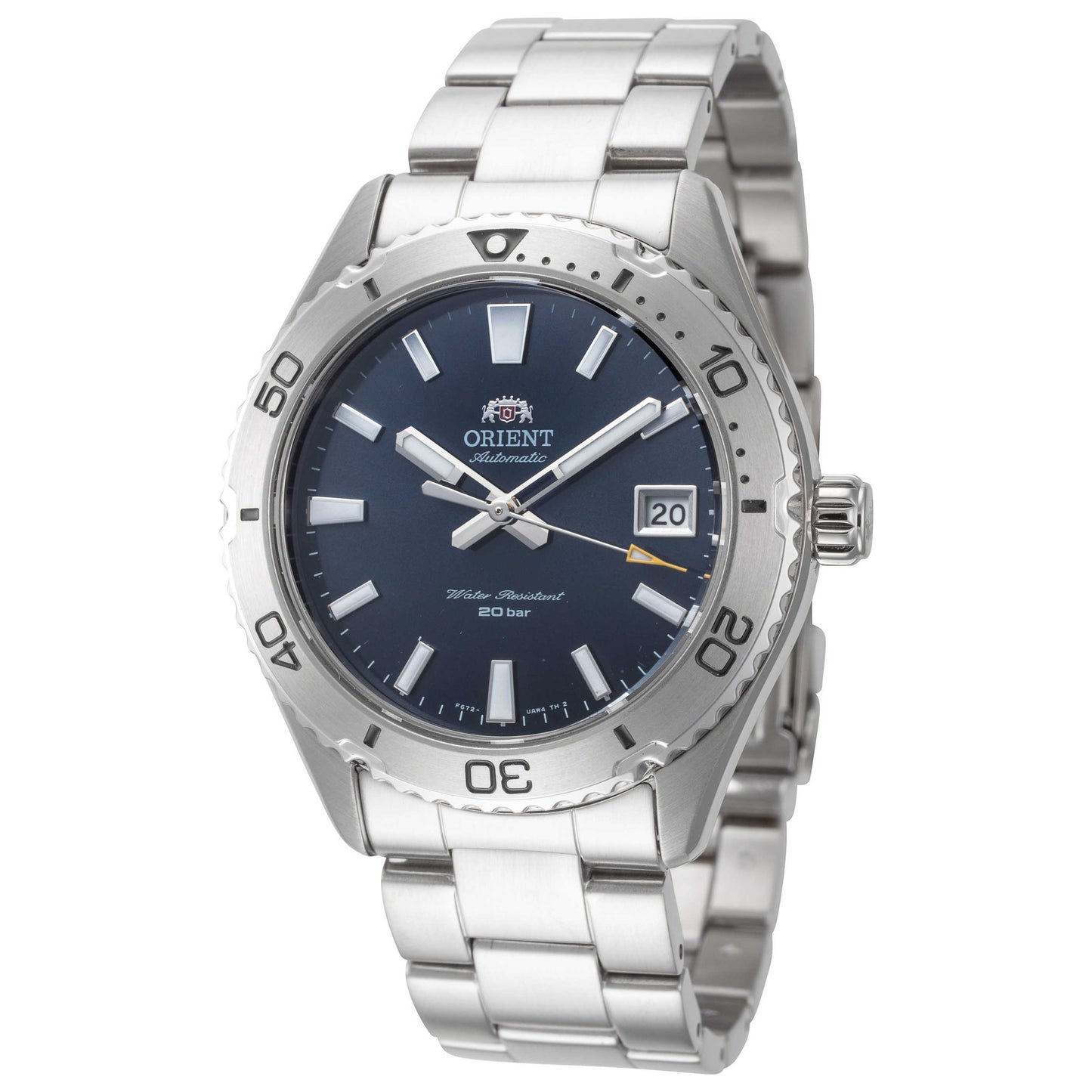 Front view of Orient Mako Men's Automatic Watch RA-AC0Q02L10B