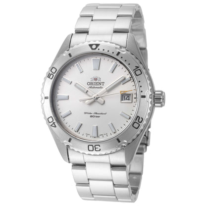 Front view of Orient Mako Men's Automatic Watch RA-AC0Q03S10B