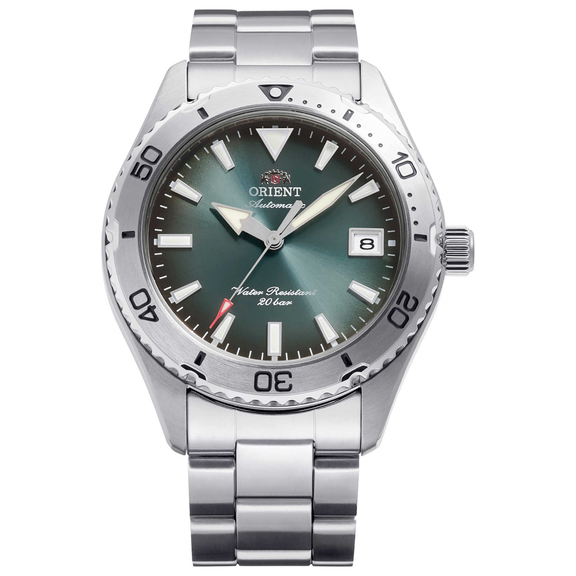 Front view of Orient Sports Mako Men's Automatic Watch RA-AC0Q13E