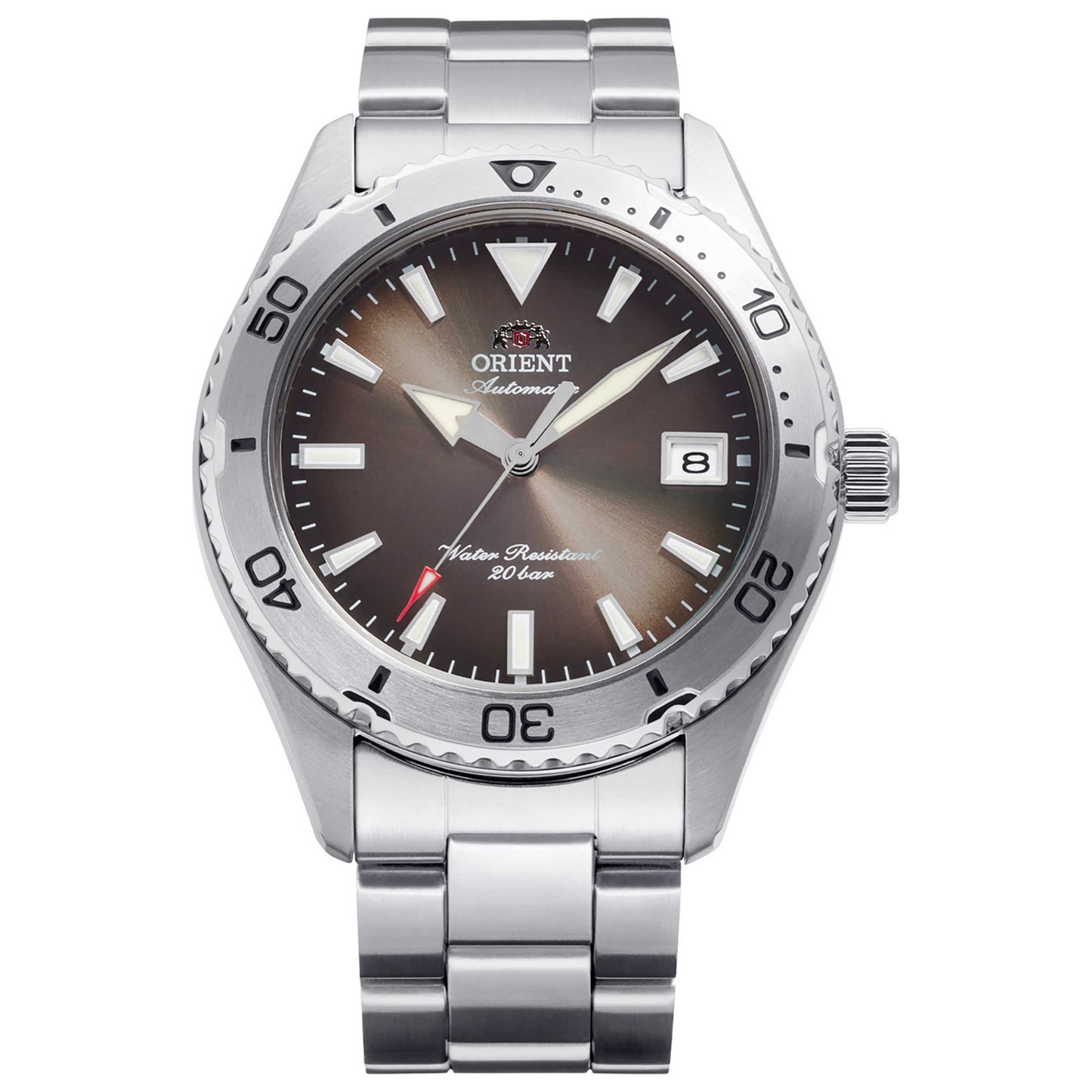 Front view of Orient Sports Mako Men's Automatic Watch RA-AC0Q15Y