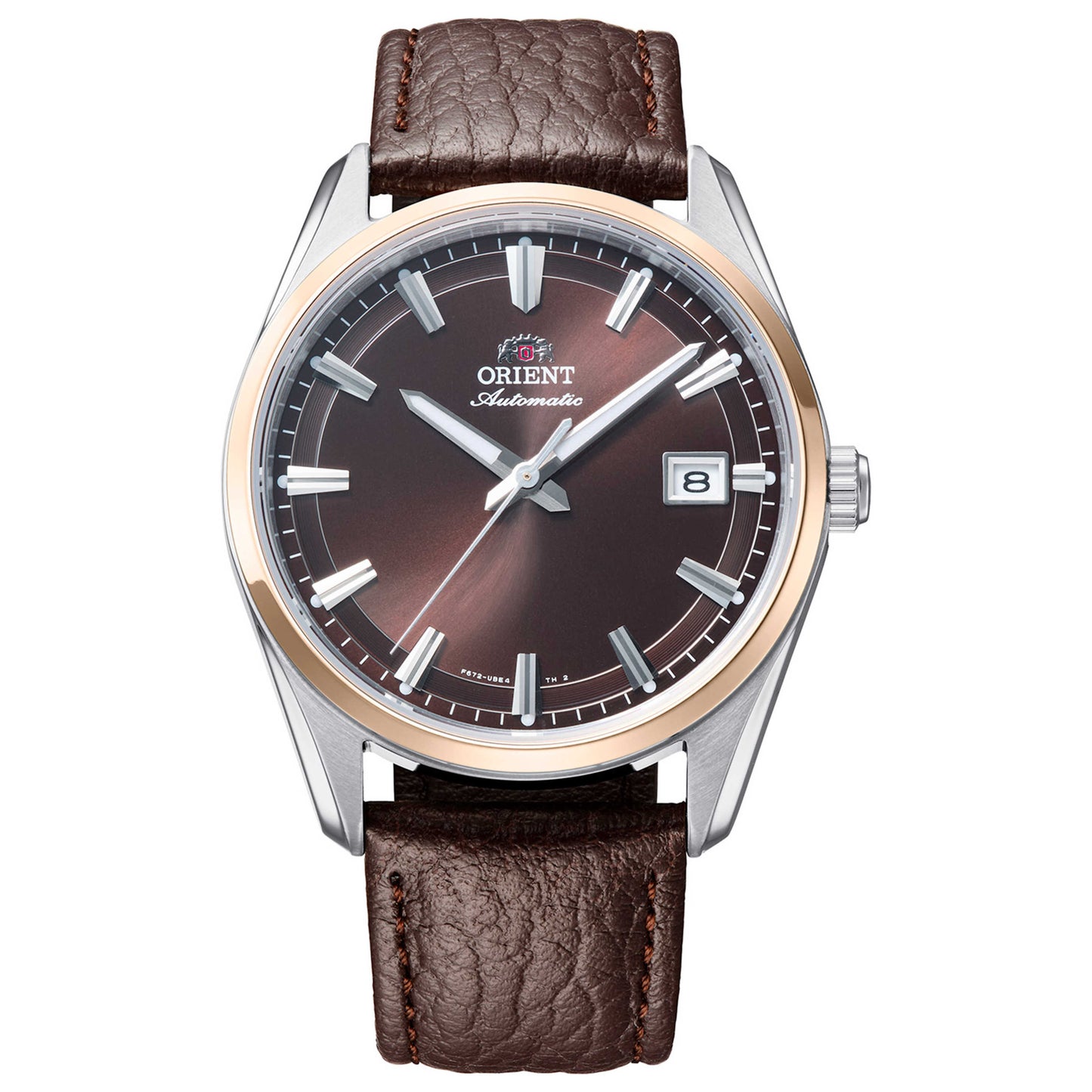 Front view of Orient Contemporary Stretto Men's Automatic Watch RA-AC0R03Y