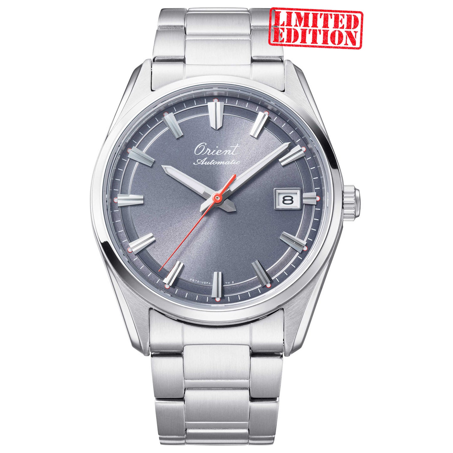 Front view of Orient Contemporary Stretto Men's Automatic Watch RA-AC0R04N