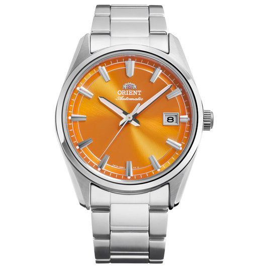 Front view of Orient Contemporary Stretto Men's Automatic Watch RA-AC0R08Y