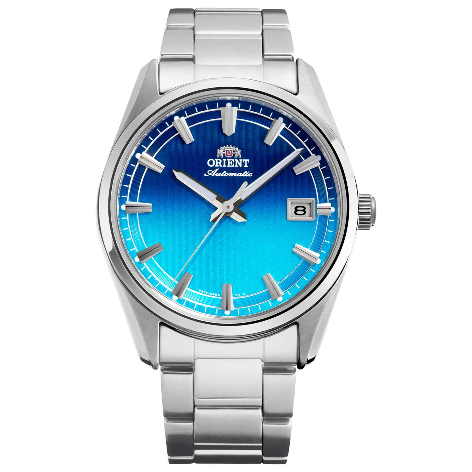 Front view of Orient Contemporary Stretto Men's Automatic Watch RA-AC0R09L