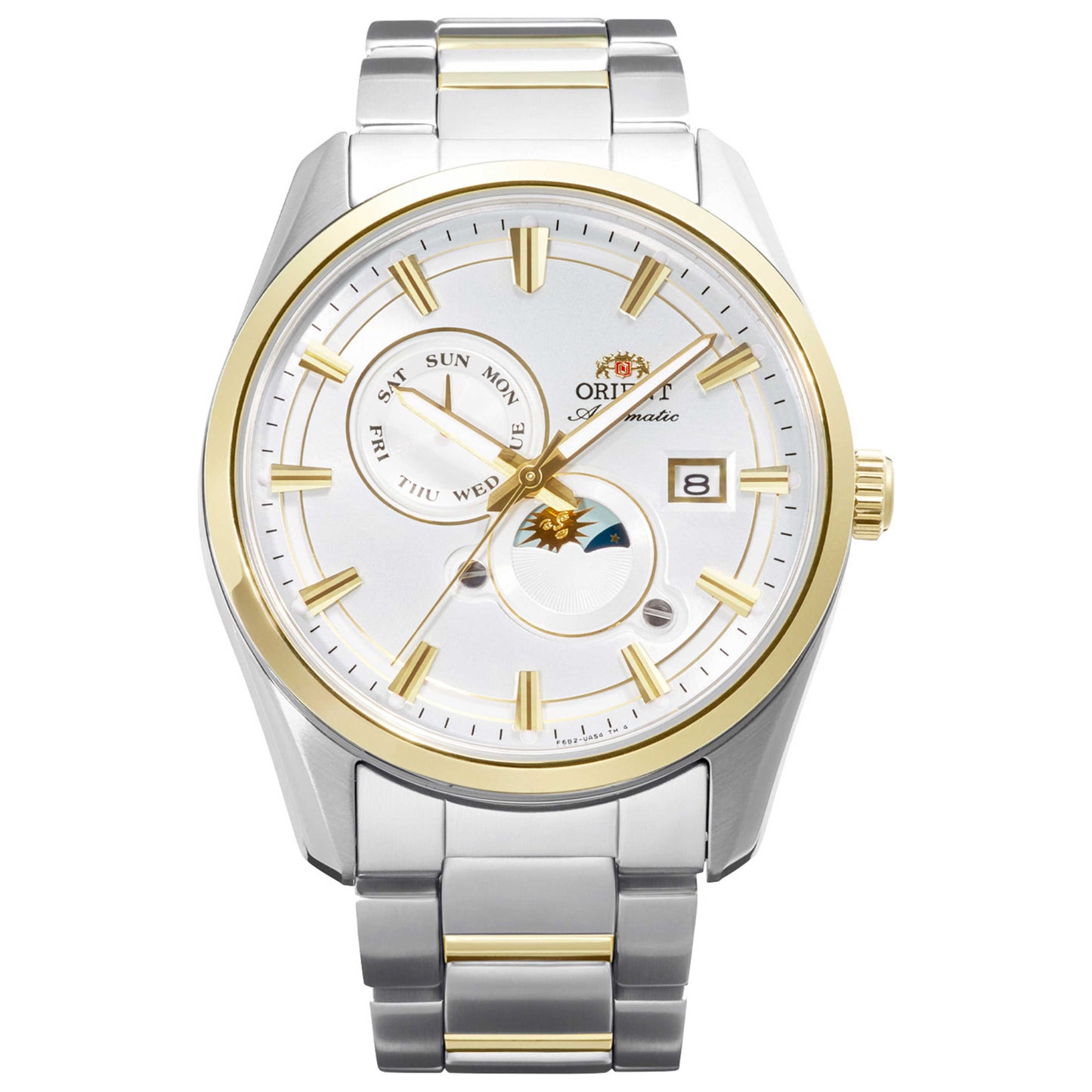 Front view of Orient Contemporary Stretto Men's Automatic Watch RA-AK0312S