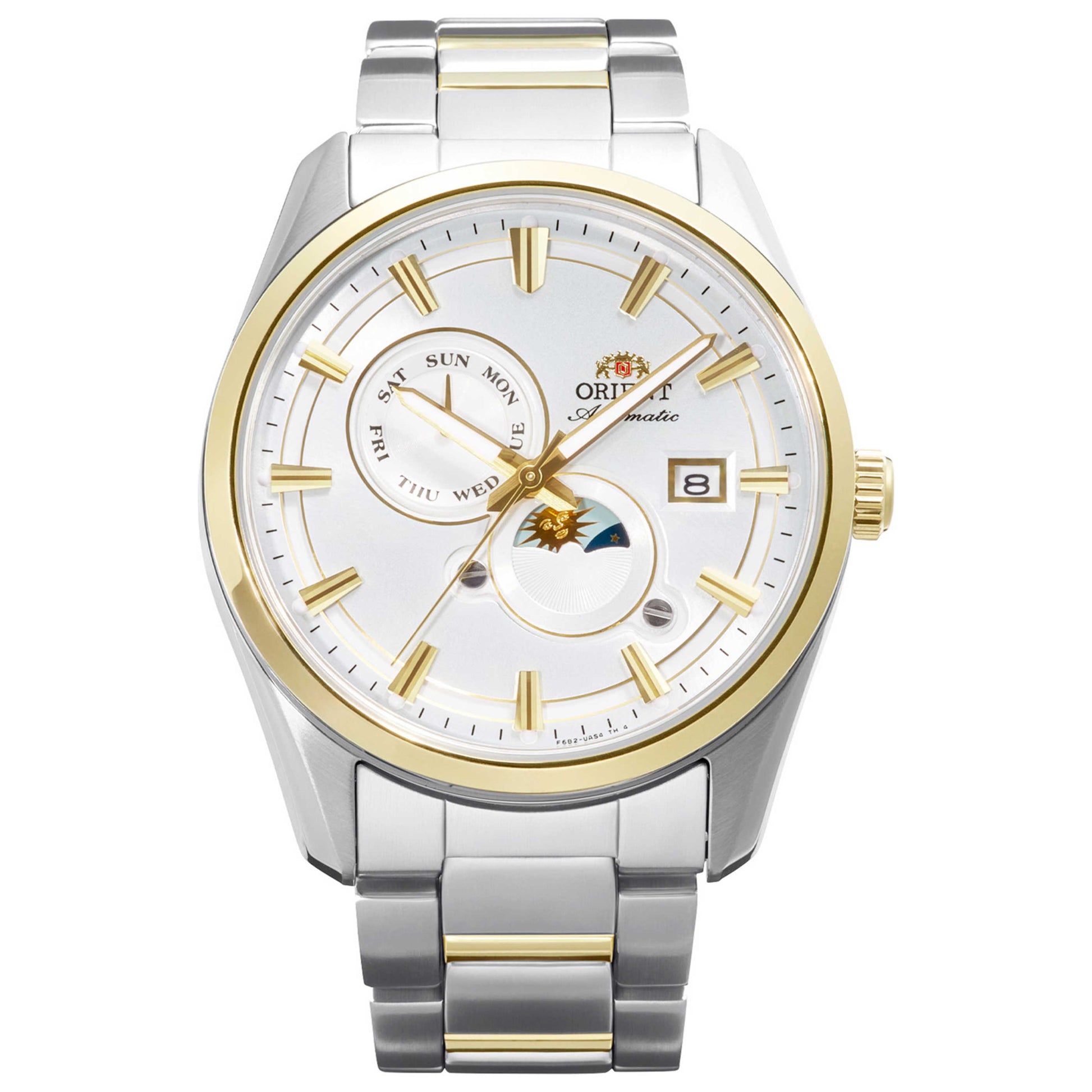 Front view of Orient Contemporary Stretto Men's Automatic Watch RA-AK0312S