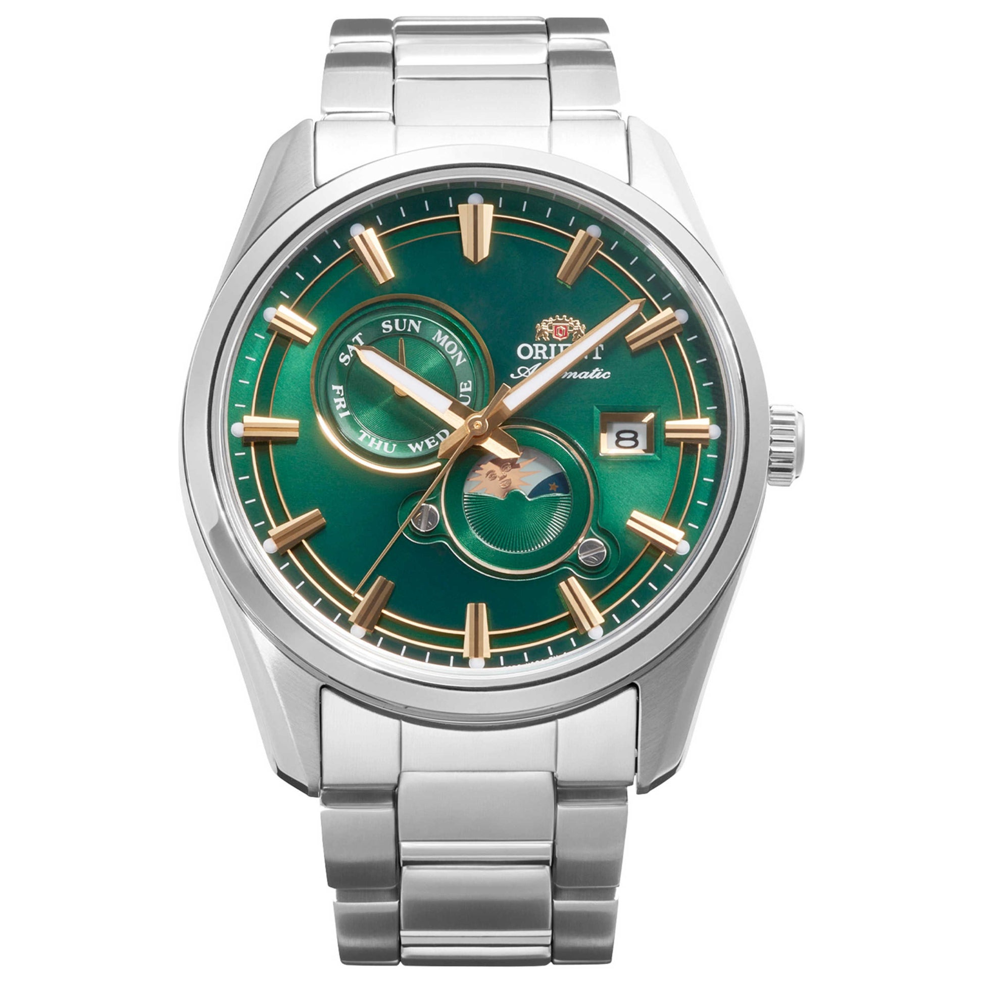 Front view of Orient Contemporary Stretto Men's Automatic Watch RA-AK0314E