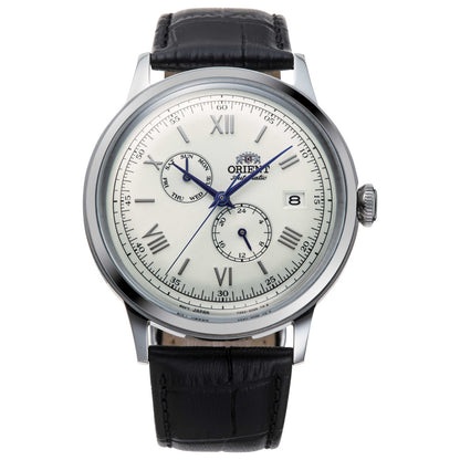 Front view of Orient Bambino V8 Men's Automatic Watch RA-AK0701S10B