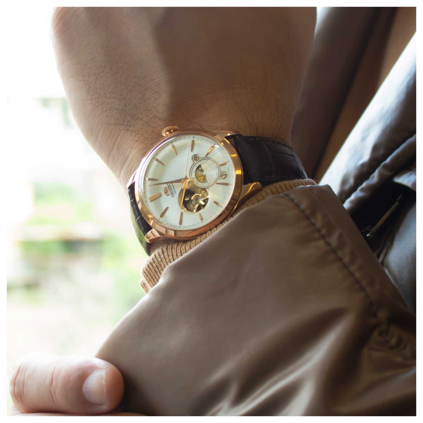 Orient Sun & Moon Men's Automatic Watch RA-AS0102S10B - Image #5