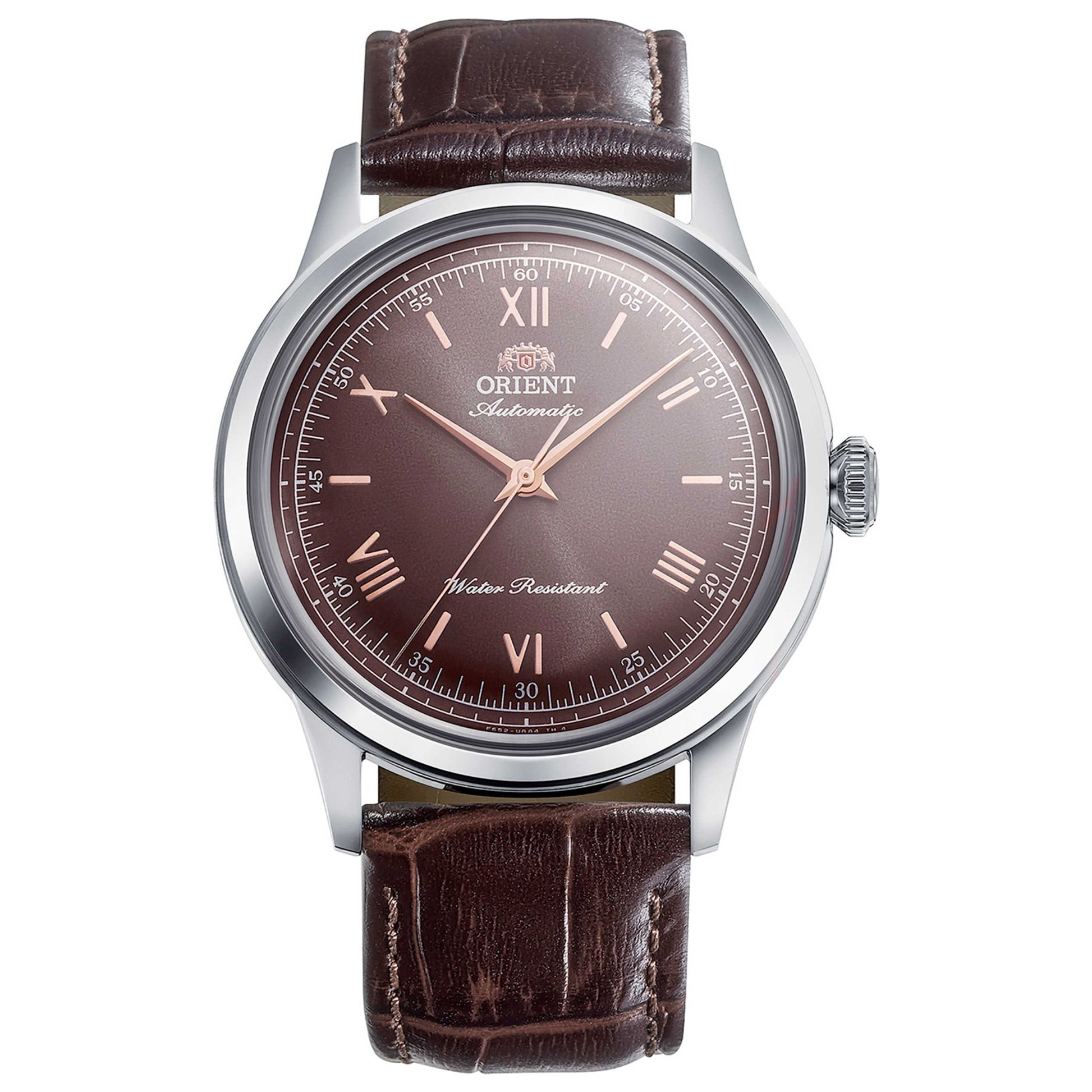 Front view of Orient Classic Bambino Unisex Automatic Watch RA-BB0004Y