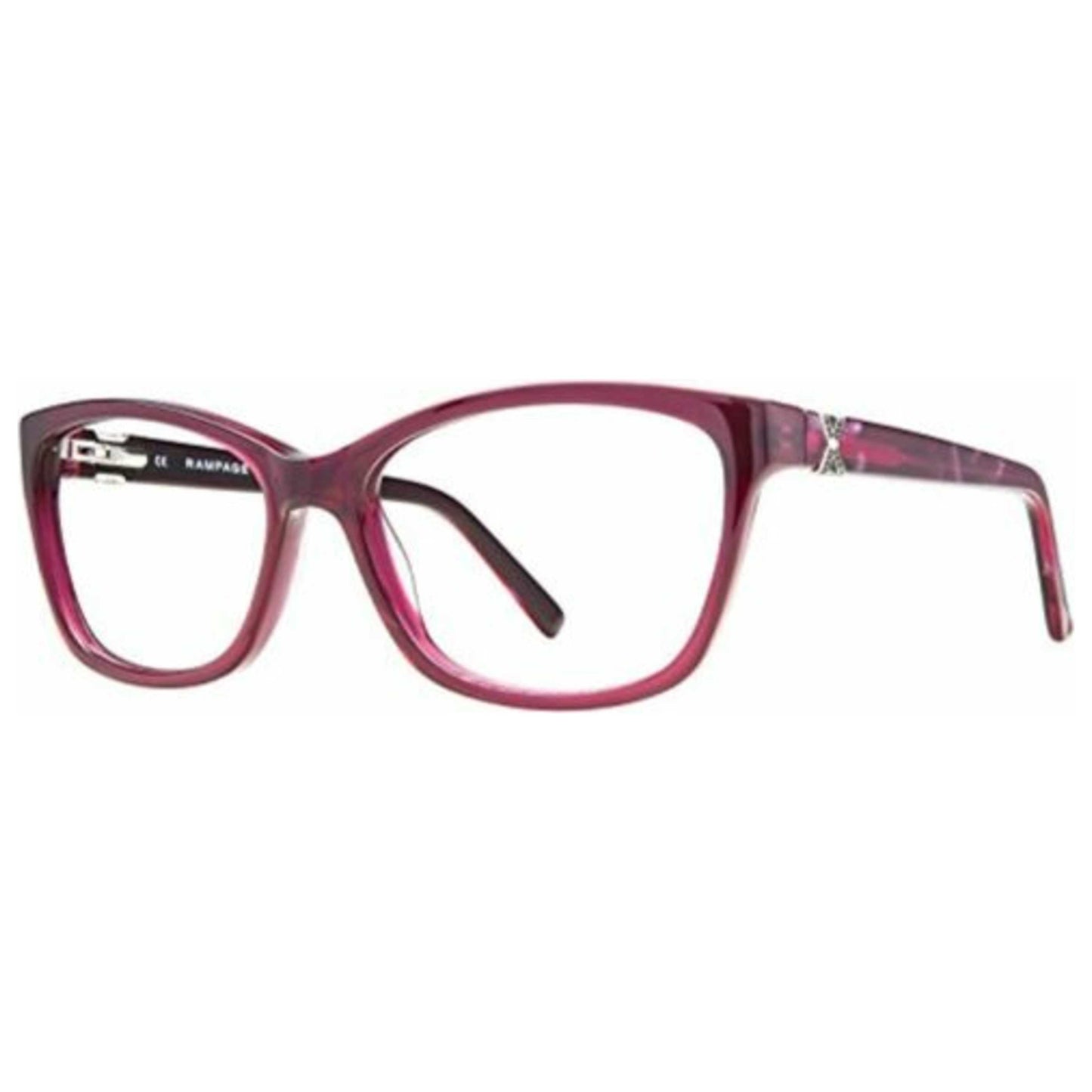 Front view of Rampage Women's Opticals RA193-PUR-53