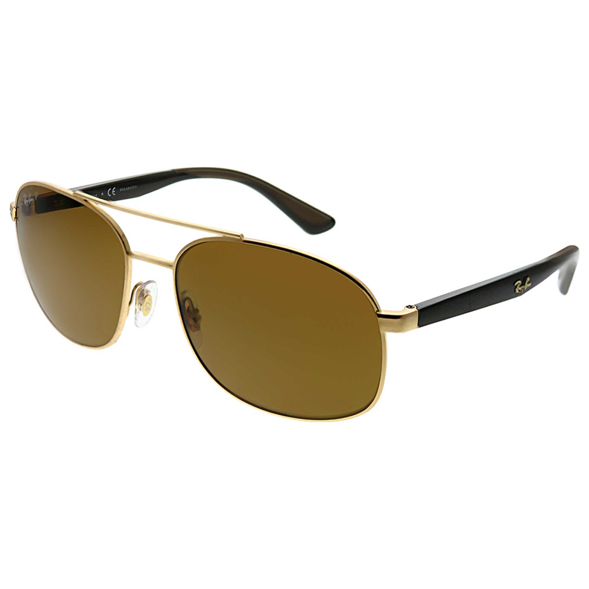 Front view of Ray-Ban Fashion Unisex Sunglasses RB-3593-001-83-58
