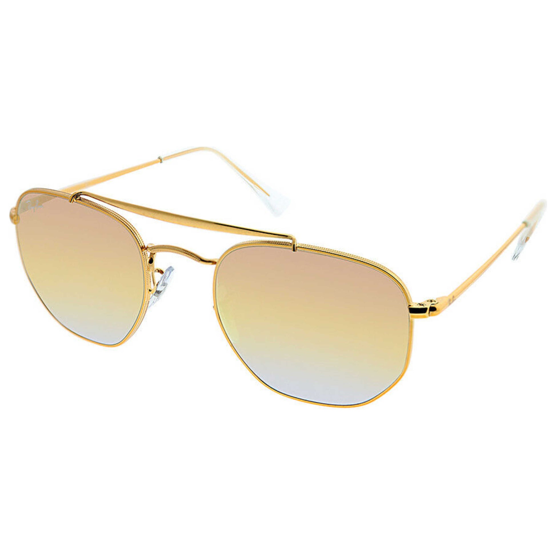 Front view of Ray-Ban The Marshall Unisex Sunglasses RB-3648-9001I1-51