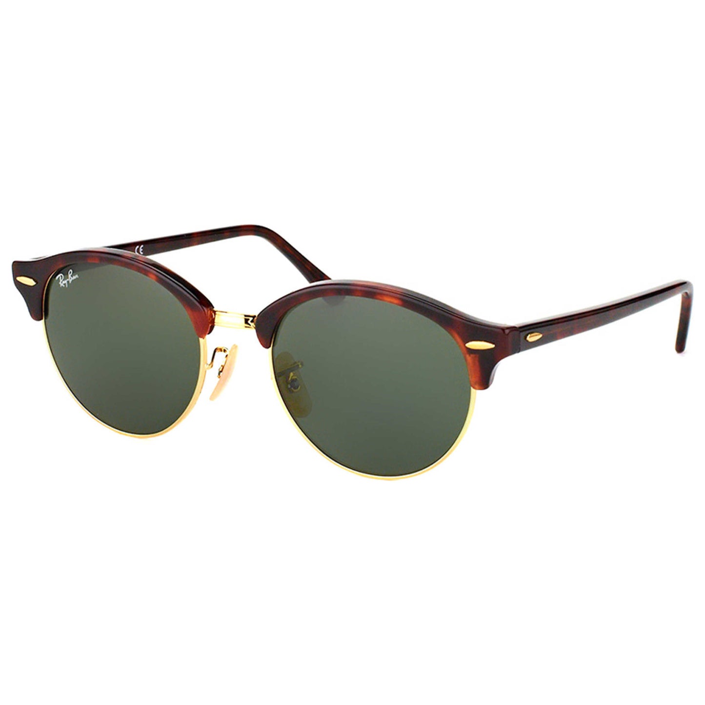 Front view of Ray-Ban Clubmaster Unisex Sunglasses RB-4246-990-51