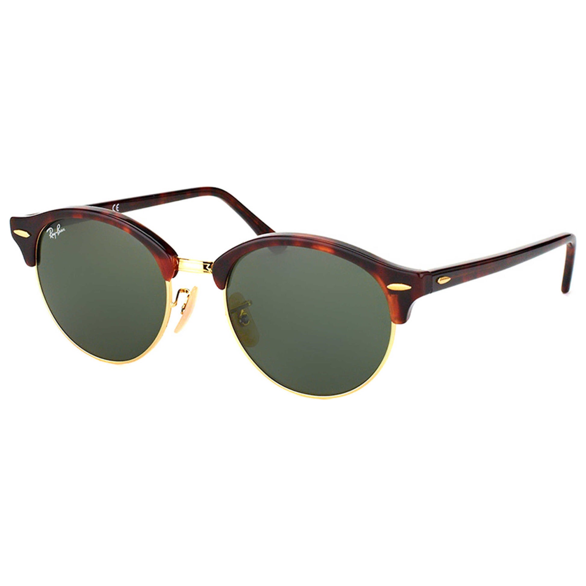 Front view of Ray-Ban Clubmaster Unisex Sunglasses RB-4246-990-51