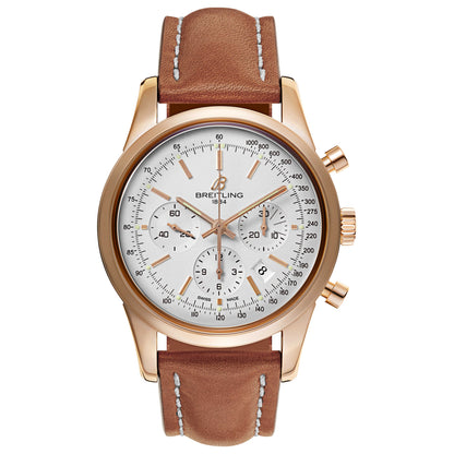 Front view of Breitling Transocean Men's Automatic Watch RB015212-G738-433X