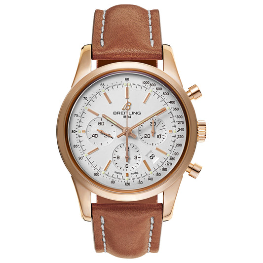 Front view of Breitling Transocean Men's Automatic Watch RB015212-G738-433X