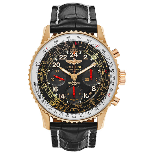 Front view of Breitling Navitimer Men's Manual-Wind Watch RB0210B5-BC19-743P