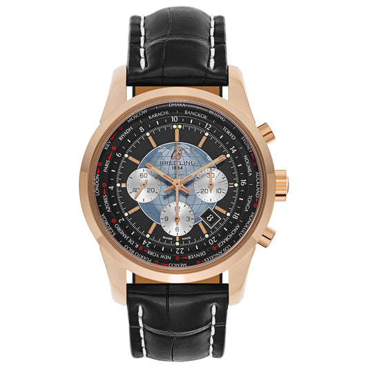 Front view of Breitling Transocean Men's Automatic Watch RB0510U4-BB63-756P