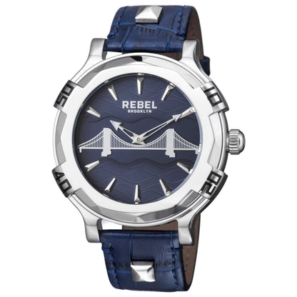 Front view of Rebel Brooklyn Bridge Men's Quartz Watch RB102-4041