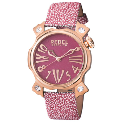 Front view of Rebel Coney Island Women's Quartz Watch RB104-8081