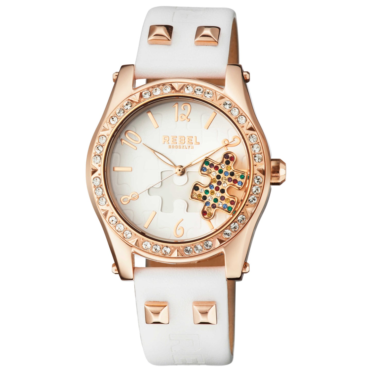 Front view of Rebel Gravesend Women's Quartz Watch RB111-8021