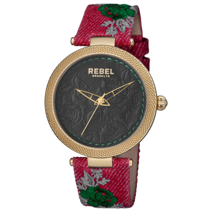 Front view of Rebel Carroll Gardens Women's Quartz Watch RB112-9061