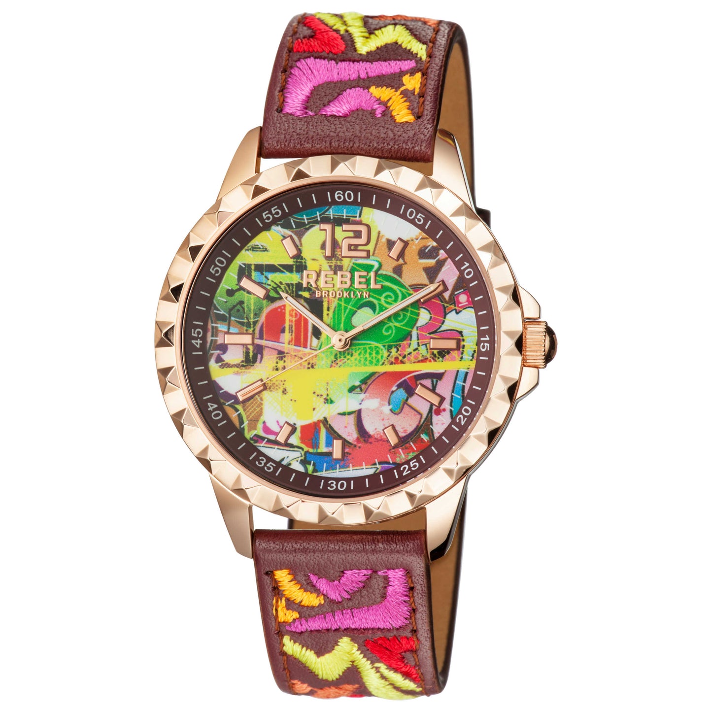 Front view of Rebel Dumbo Women's Quartz Watch RB122-8181