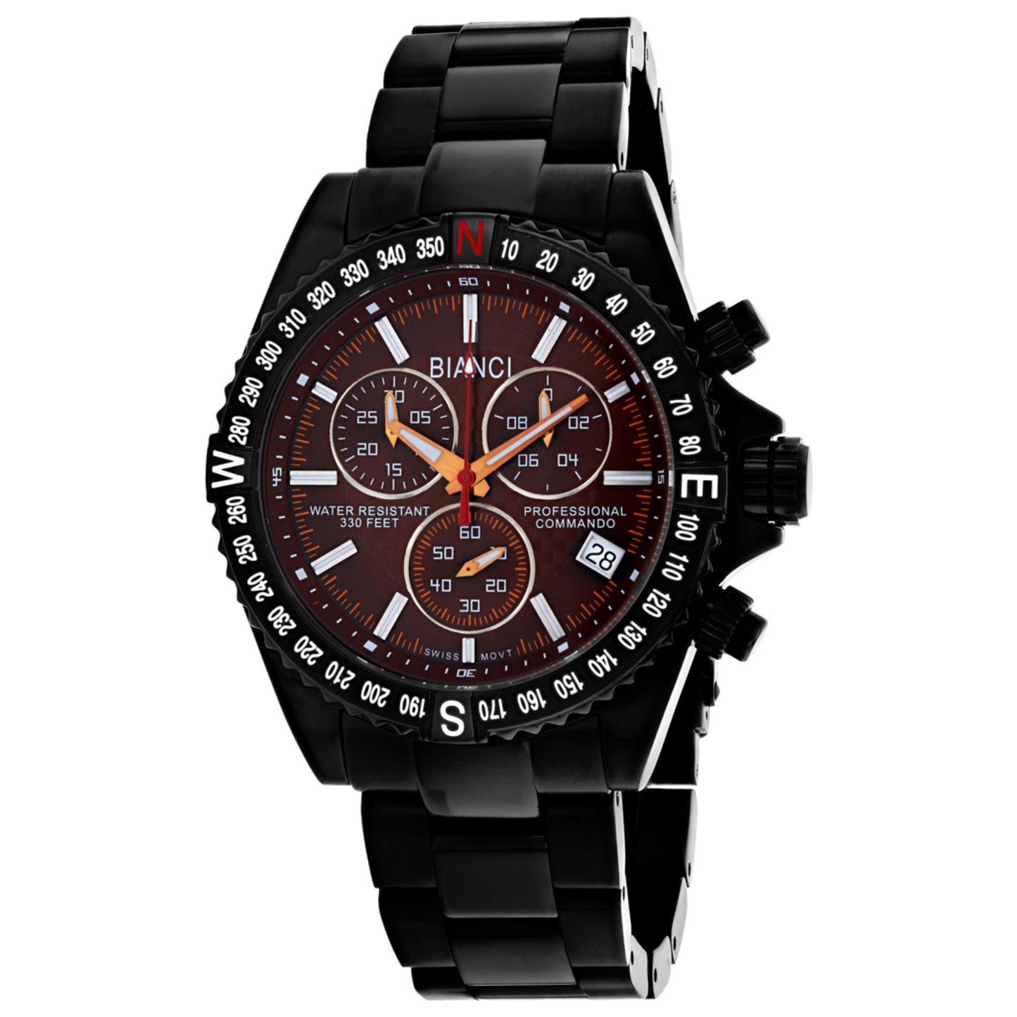 Front view of Roberto Bianci Battaglia Men's Quartz Watch RB18781