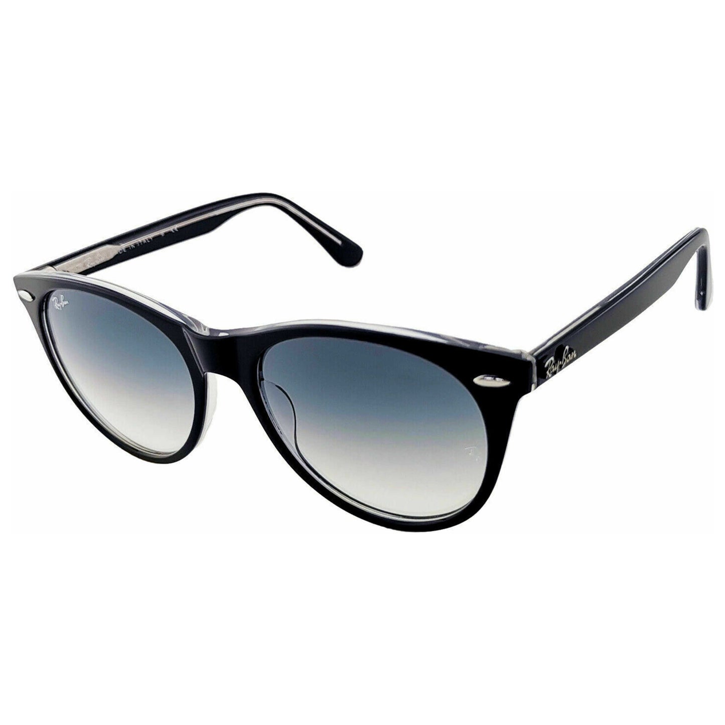 Front view of Ray-Ban Wayfarer II Unisex Sunglasses RB218512943M55